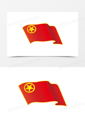 红色党旗图片素材