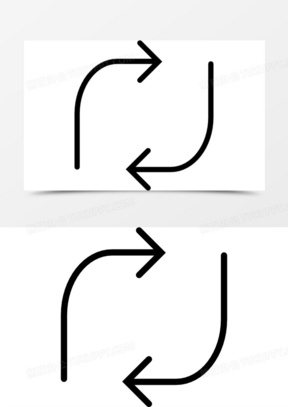 230图标上升箭头曲线