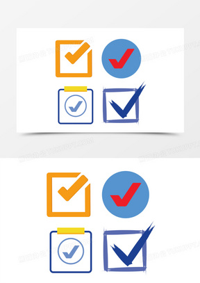 对勾符号图案大全可复制_熊猫办公