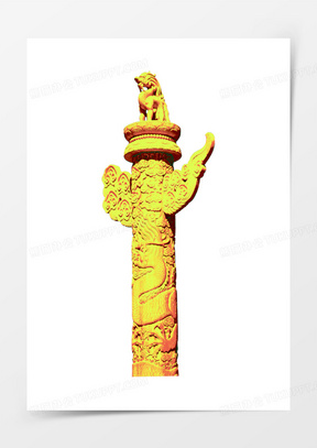 中华人民共和国270华表20金色华表国庆国旗10金色盘龙塑雕华表柱子130