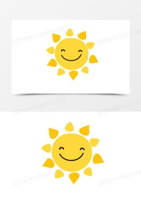 晴天卡通图片素材