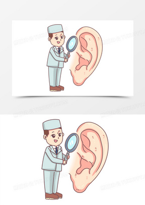 耳鼻喉医生漫画图片