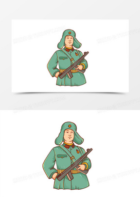 锦旗免抠元素170手绘先锋模范授旗场景元素1882卡通手绘红色锦旗免抠