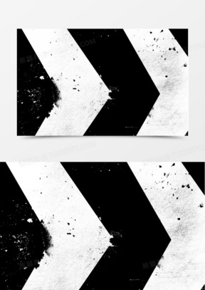 黑白两色向右箭头马路海报背景