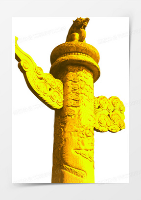 华表中华人民共和国270华表20金色华表国庆国旗10金色盘龙塑雕华表