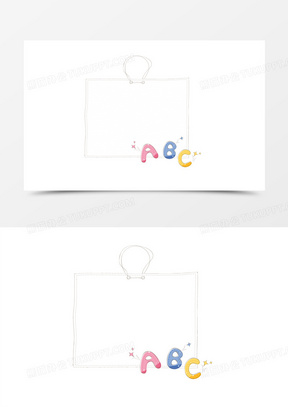 英语abc图片素材