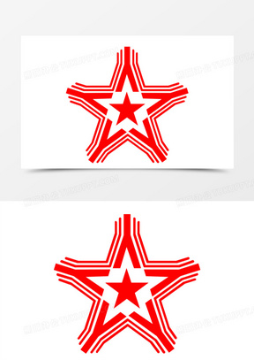 红五星标识