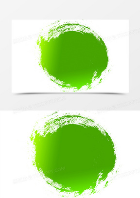 绿色圆形图片素材