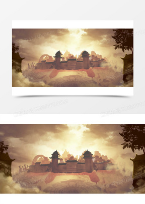 天庭天宫游戏场景原画