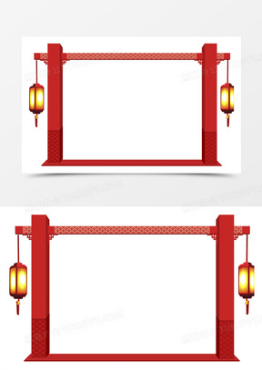 灯笼框图片素材
