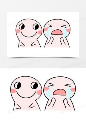 难过表情图片素材
