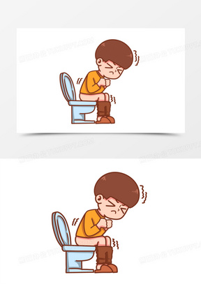 卡通马桶图片素材