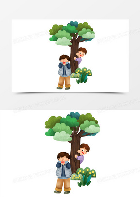 捉迷藏图片素材