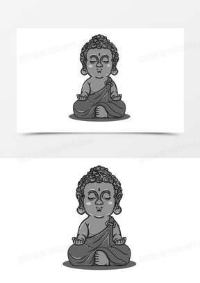 佛教元素的创意图片