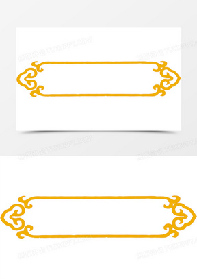 黄色标签图片素材