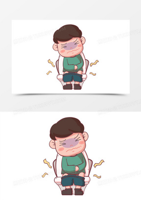 拉肚子图片素材