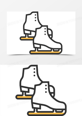 花样滑冰的图标怎么画图片