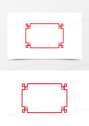 中國紅邊框素材_中國紅邊框圖片_中國紅邊框素材圖片下載_熊貓辦公