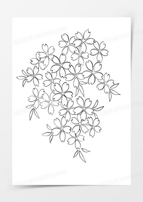 樱花花纹素材_樱花花纹图片_樱花花纹素材图片下载_熊猫办公