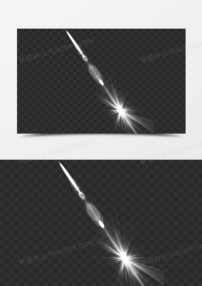 白色高光的效果素材