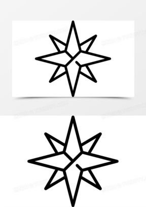 北极星图标