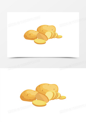 卡通土豆图片素材