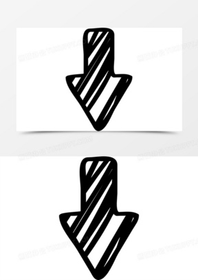 下箭头图片素材