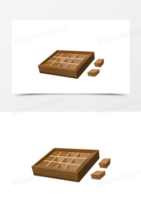 卡通手绘四大发明之活字印刷免抠素材