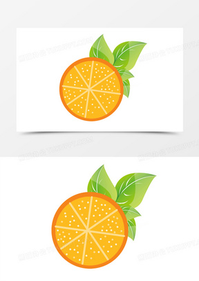 卡通橘子图片素材