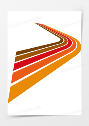 彩色卡通跑道奥运会