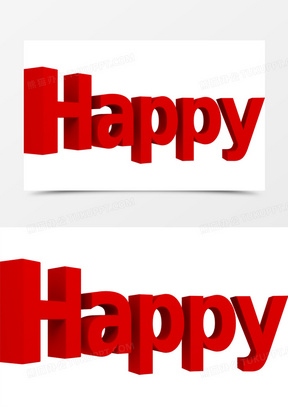 happy个性字体图片