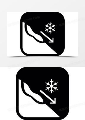 天气预报雪花标志图片