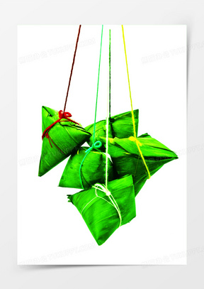 吊起来的粽子一堆粽子端午节