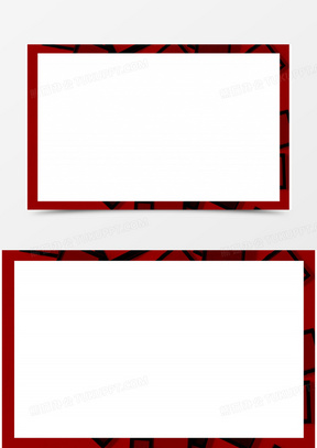 红色新年喜庆相框