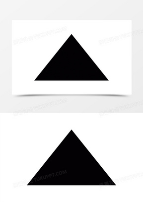 三角形图标图片素材