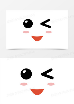 手绘卡通可爱颜表情素材