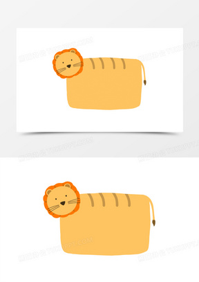 可爱小狮子边框素材171小狮子142小狮子印花215小狮子170卡通小狮子