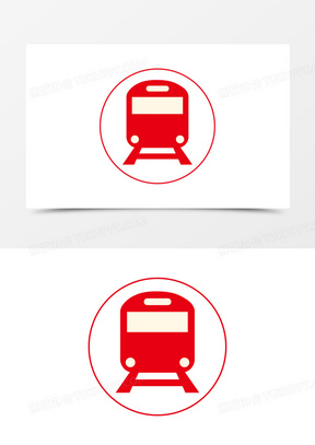 铁路标志图标素材