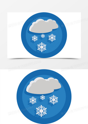 下雪图标图片素材