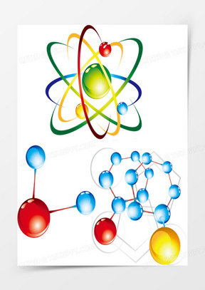 分子结构矢量素材