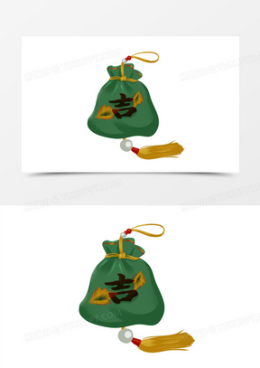 卡通手绘中式古风大吉大利符元素