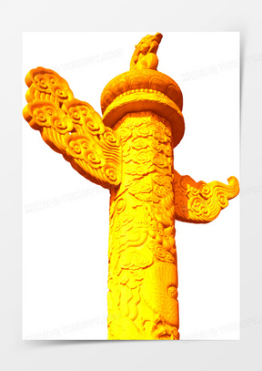 金色石柱国庆圣诞