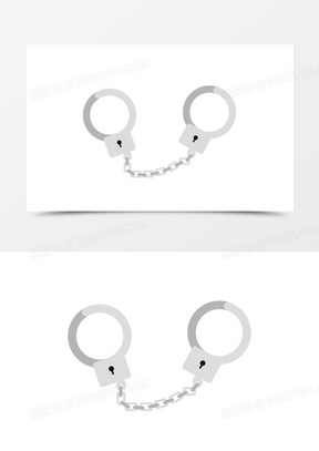 戴手铐图片素材