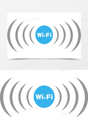 wifi图片标志矢量图图片