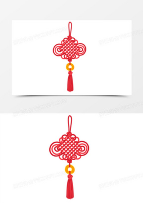 卡通中国结图片素材