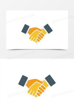 握手logo素材_握手logo图片_握手logo素材图片下载_熊猫办公