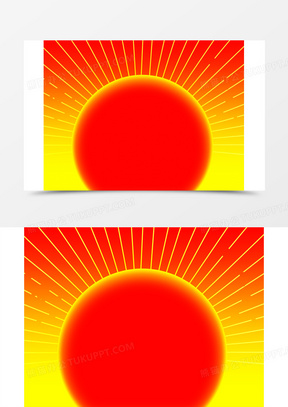 金色太阳万丈光芒