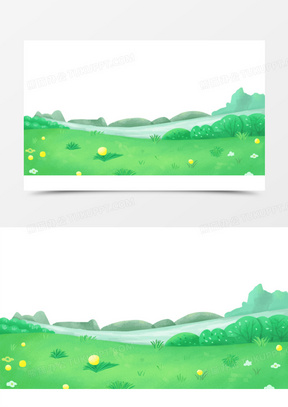 画简单好看的风景 288x407