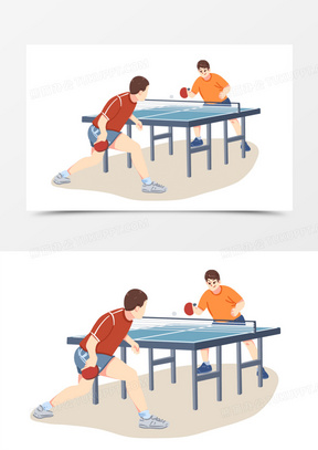 乒乓球图片素材