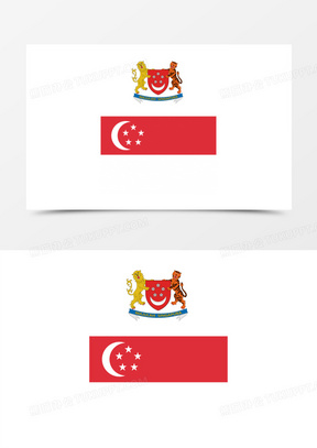 矢量新加坡国徽